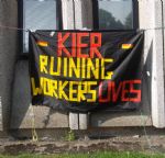 Unite the union protest at Salford Council 